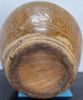 Gambar Guci Coklat Pendek Motif Kembang