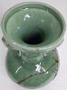 Gambar Green Celadon Onion-shape Vase with Double Dragon Handle