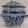 Gambar Blue and White Gamching with Dragon Design