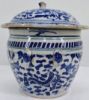 Gambar Blue and White Gamching with Dragon Design
