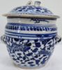 Gambar Blue and White Gamching with Dragon Design