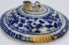 Gambar Blue and White Gamching with Dragon Design