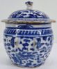 Gambar Blue and White Gamching with Dragon Design