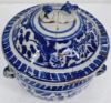 Gambar Blue and White Gamching with Dragon Design