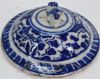 Gambar Blue and White Gamching with Dragon Design
