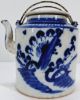 Gambar Teko Kecil Biru Putih Motif Bunga