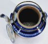 Gambar Teko Kecil Biru Putih Motif Bunga