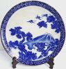 Gambar Japanese Imari Plate with Mount Fuji Motif