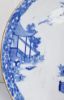 Gambar Japanese Imari Plate with House Fence Tree Design
