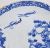 Gambar Japanese Imari Plate with House Fence Tree Design