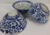 Gambar Mangkuk Biru Putih China dengan Motif Bunga
