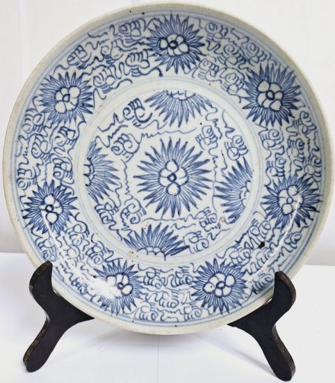 Gambar Piring Antik Cina Biru Putih