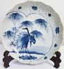 Gambar Japanese Imari Plate with Cranes and Trees Design