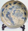 Gambar Piring Biru dan Putih dengan Motif Pemandangan Alam