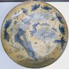 Gambar Piring Biru dan Putih dengan Motif Pemandangan Alam