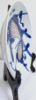 Gambar Piring Cina Biru dan Putih dengan Motif Ikan